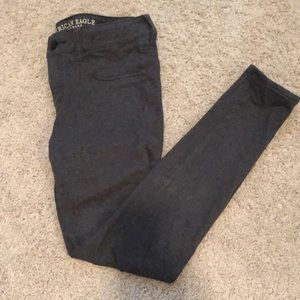 American Eagle Outfitters Gray Jegging Size 6